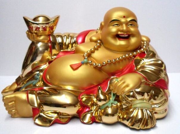 God Hotei es un amuleto eficaz para la riqueza, la suerte y la felicidad. 